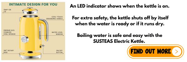 SUSTEAS Electric Kettle Review